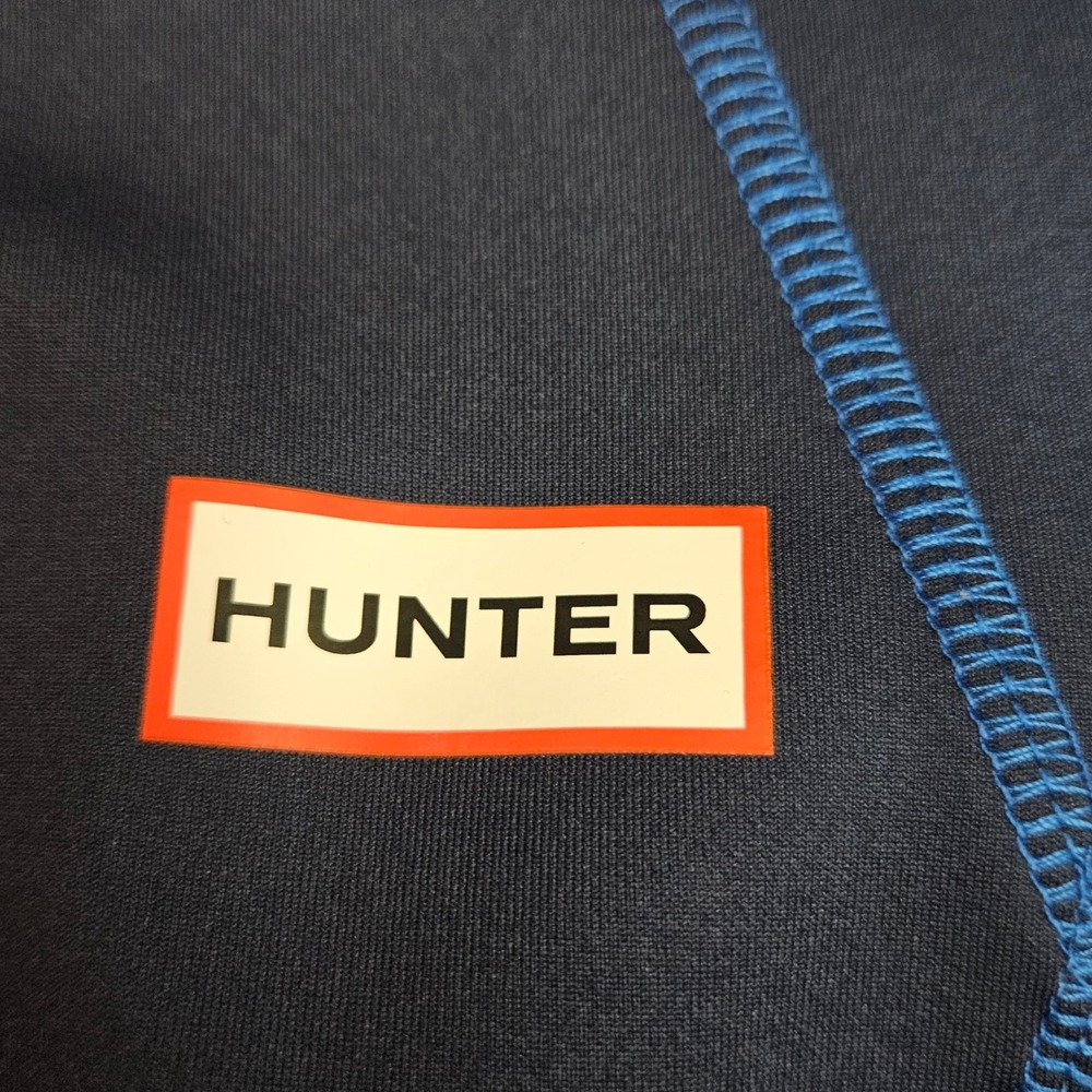 Hunter for Target Navy Blue Scuba Hooded Full Zip Sleeveless Dress Small - Picture 5 of 9